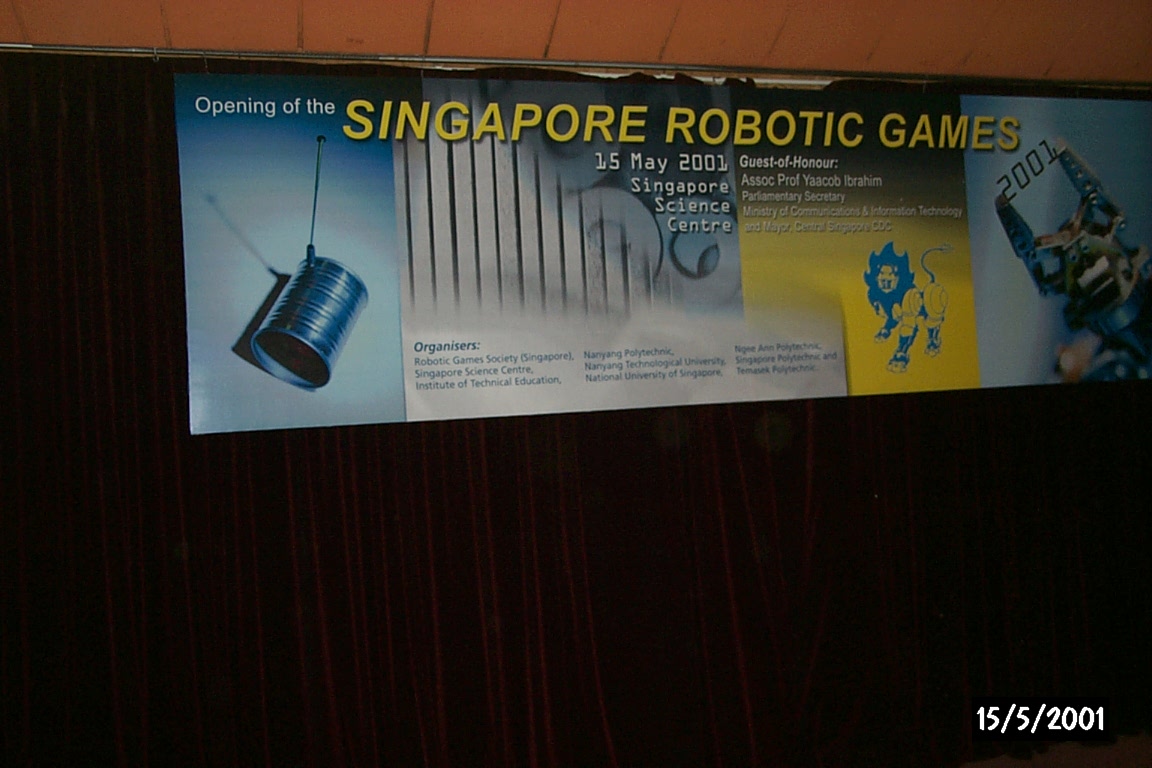 Singapore Robotic Games, 15-17 May 2001, Singapore Science Center