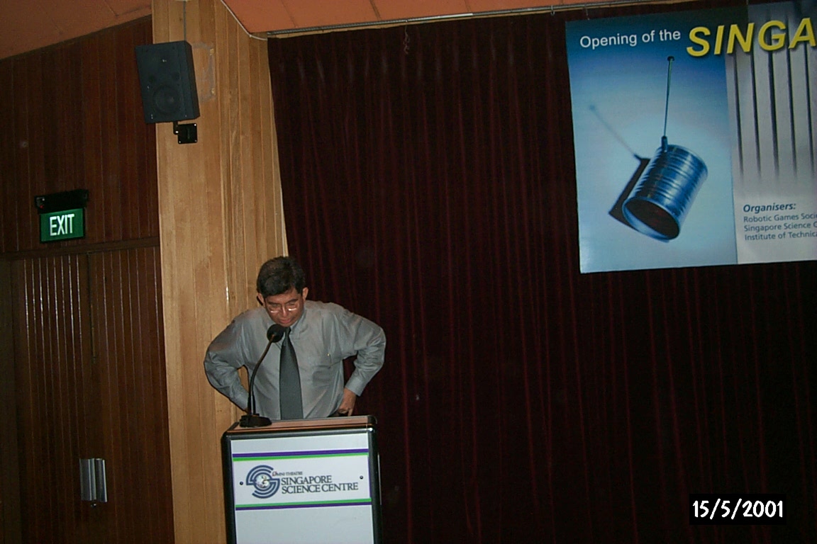 Singapore Robotic Games, 15-17 May 2001, Singapore Science Center